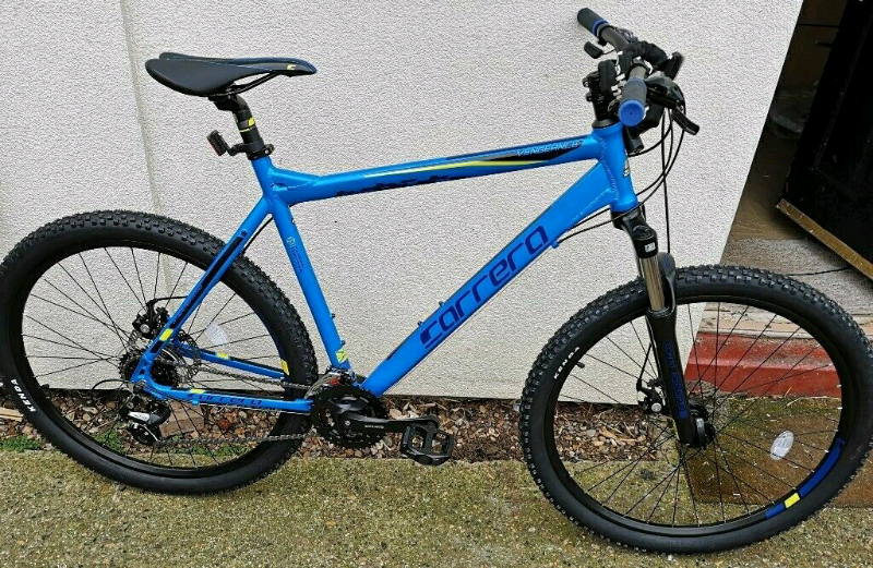 carrera mountain bike blue